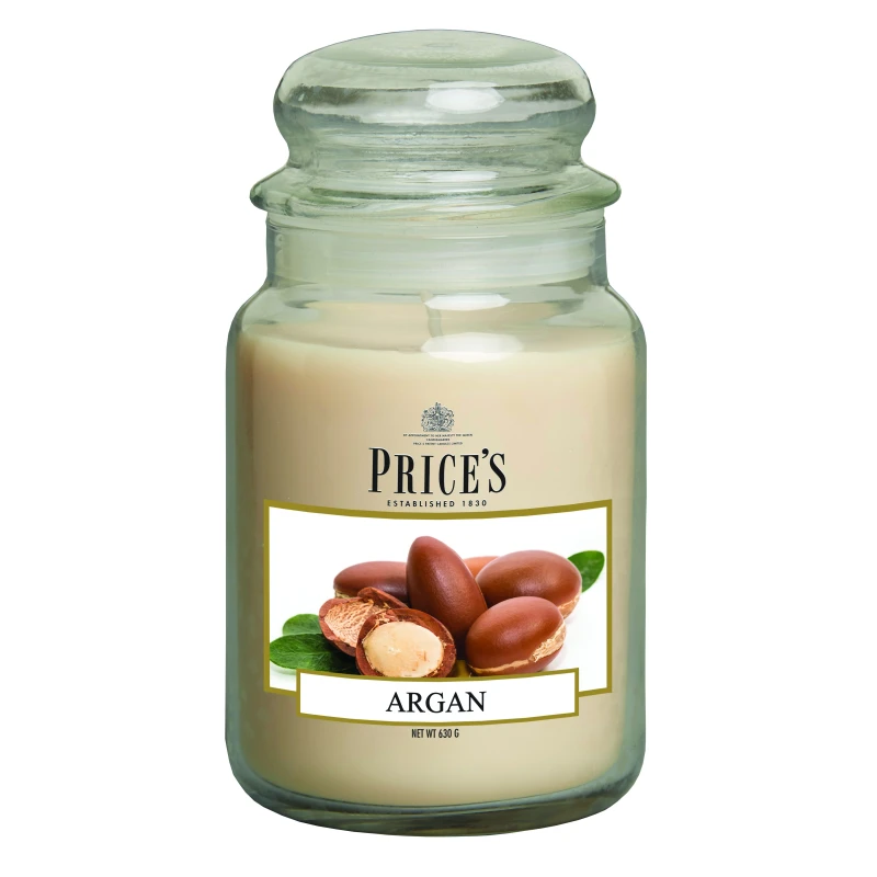 شمعة معطرة كبيرة بمرطبان وغطاء, الارغان من برايسز - برايسز