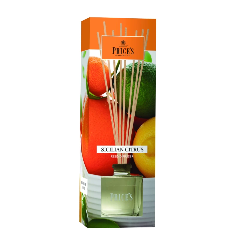 Price's Reed Diffuser, Sicilian Citrus - Price's