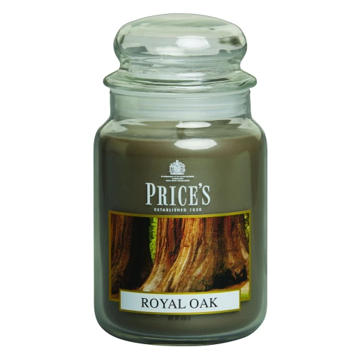 شمعة معطرة كبيرة بمرطبان وغطاء, البلوط من برايسز شمعة معطرة كبيرة بمرطبان وغطاء, البلوط من برايسز