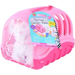 Play Go | Pet Care Carrier | 7 Pcs With Plush Kitten Included