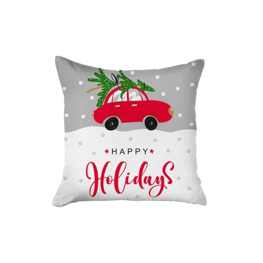 Nova Home Nova Home Christmas Cushion Cover, Grey 45x45 Cm Nova Home Nova Home Christmas Cushion Cover, Grey 45x45 Cm
