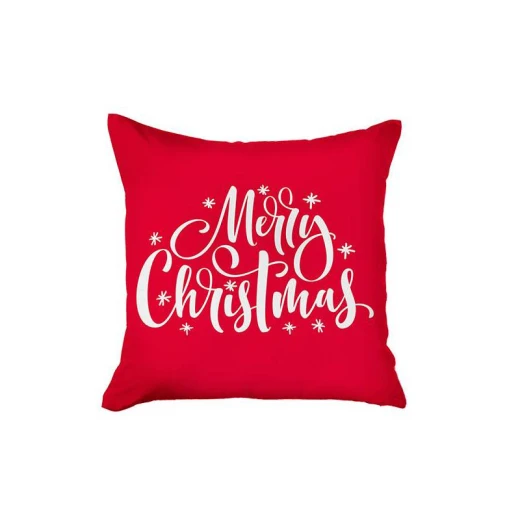 Nova Home Nova Home Christmas Cushion Cover, Red 45x45 Cm Nova Home Nova Home Christmas Cushion Cover, Red 45x45 Cm