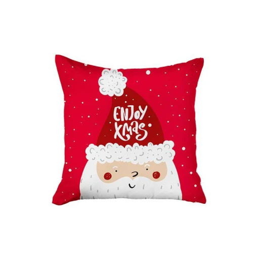Nova Home Nova Home Christmas Cushion Cover, Red 45x45 Cm Nova Home Nova Home Christmas Cushion Cover, Red 45x45 Cm