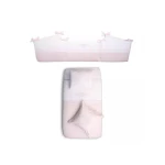 Funna Princess Baby Bed Set, Pink Color, 8 Pieces - Funna Baby