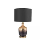 Nova Home Script Table Lamp, Black Color, 50 Cm - Nova Home