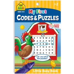 School Zone My First Codes & Puzzles Grades 1-2 Workbook