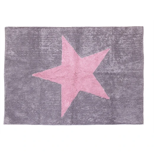 Aratextile Cotton Children's Rug, Estrella Design, 120 x 160 Cm Aratextile Cotton Children's Rug, Estrella Design, 120 x 160 Cm