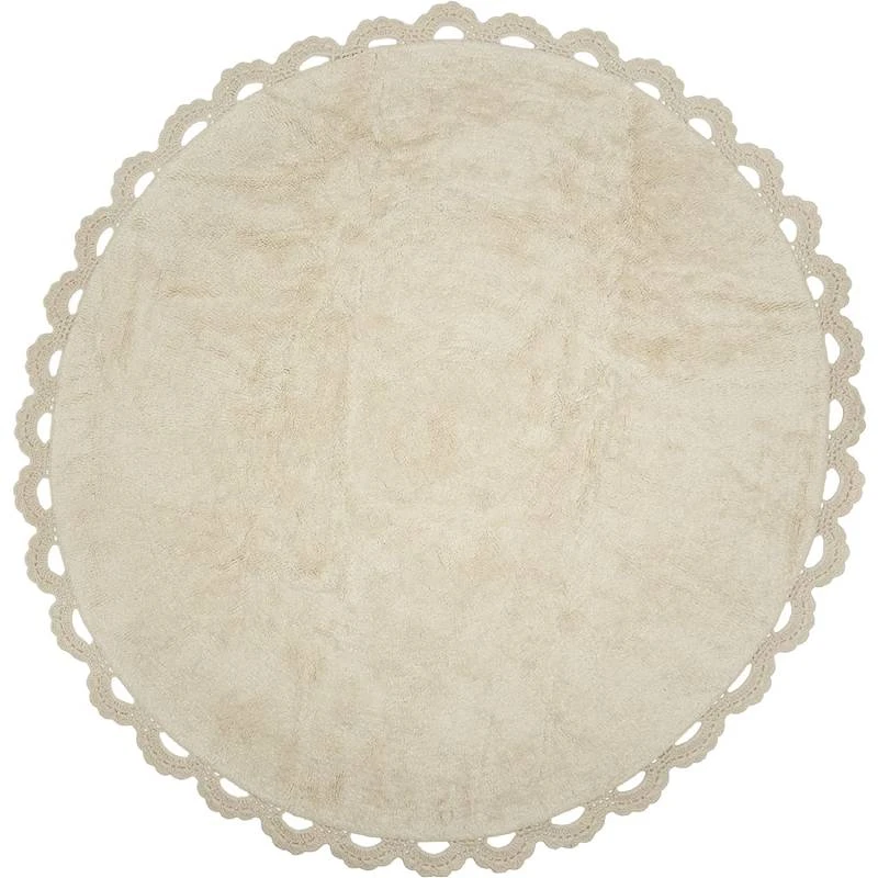 Aratextile Children's Rug, Round Chanel Design, 140 Cm - Aratextil