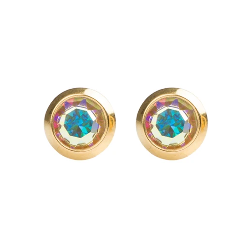 Studex Gold Plated Regular Ab Crystal Sterilized Ear Studs - Studex - Image 2