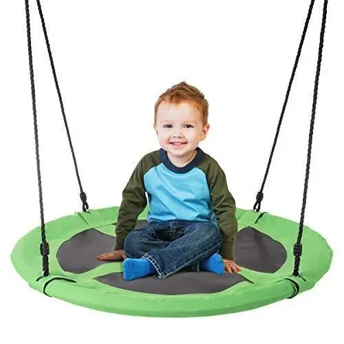 Yarton | 1 m Diameter Kids Round Net Hanging Rope Swing - Yarton - Image 2