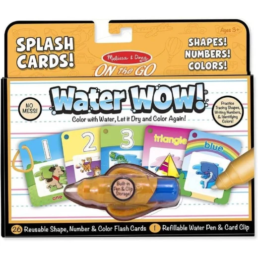 Melissa & Doug Splash Cards, Shapes, Numbers & Colors Melissa & Doug Splash Cards, Shapes, Numbers & Colors