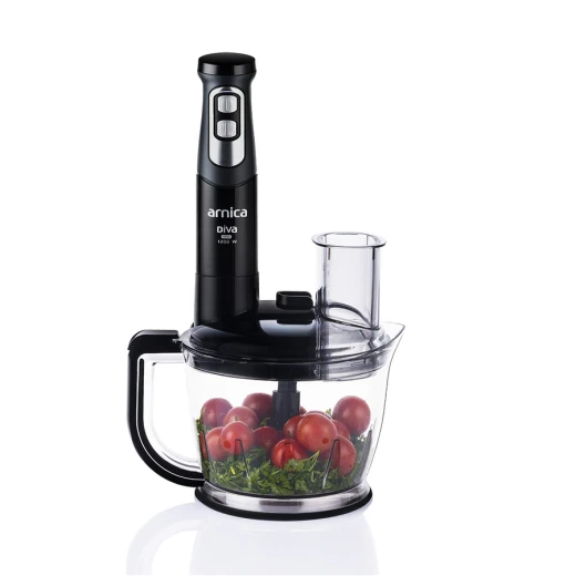 Arnica Diva Pro Black Chopper Blender Set Arnica Diva Pro Black Chopper Blender Set