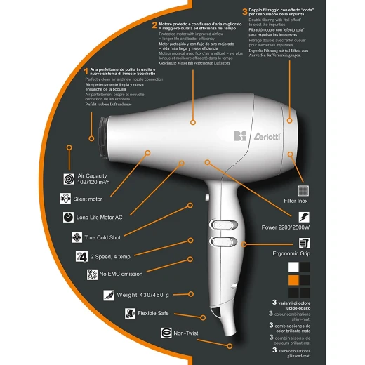Ceriotti Hair Dryer 2000 W - EFBA - Image 2