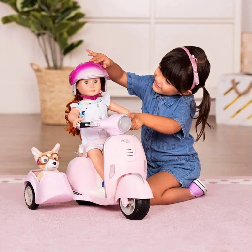 Our Generation Accessories Ride A long Scooter With Side car - Our Generation - Image 2