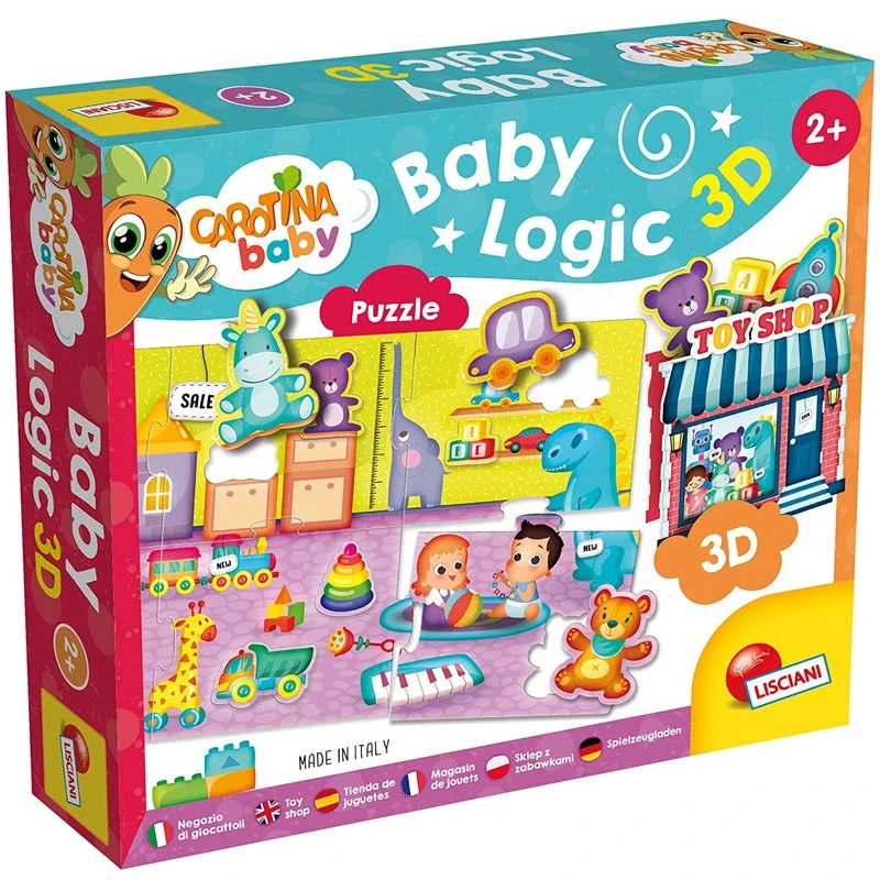 Lisciani Carrot Baby Logic 3D Toys - LISCIANI