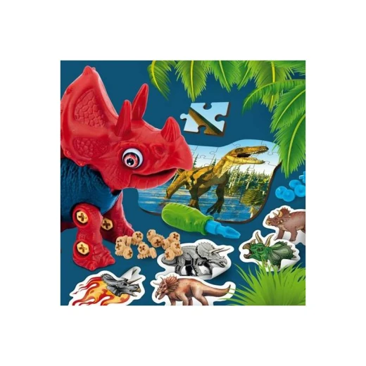 Lisciani I'm A Genius Dino Stem Triceratops 3 In 1 - LISCIANI - Image 2