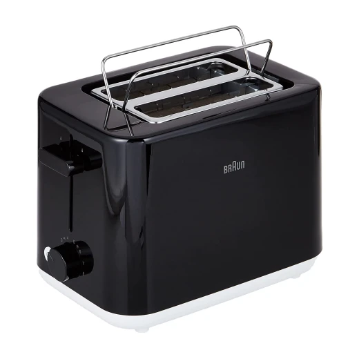 Braun Toaster Ht 1010 Bk, 2 Slots, 8 Browning Settings, Bun Warmer, 900 Watts Braun Toaster Ht 1010 Bk, 2 Slots, 8 Browning Settings, Bun Warmer, 900 Watts