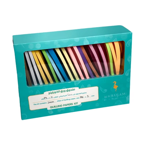 Colorful Quilling Paper Set - waragami - Image 4