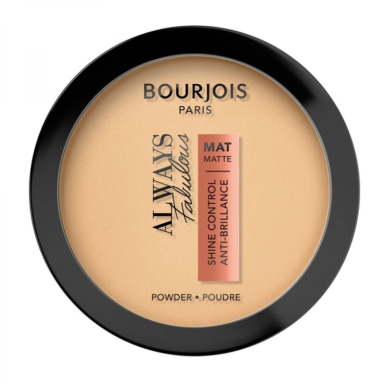 Bourjois Always Fabulous Matte Pressed Powder 115 Golden Ivory Long Lasting Face Makeup 10g - Bourjois