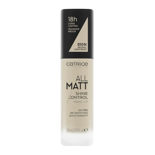 Catrice All Matt Shine Control Foundation Full Coverage Matte Finish for Oily Skin 30ml Catrice All Matt Shine Control Foundation Full Coverage Matte Finish for Oily Skin 30ml