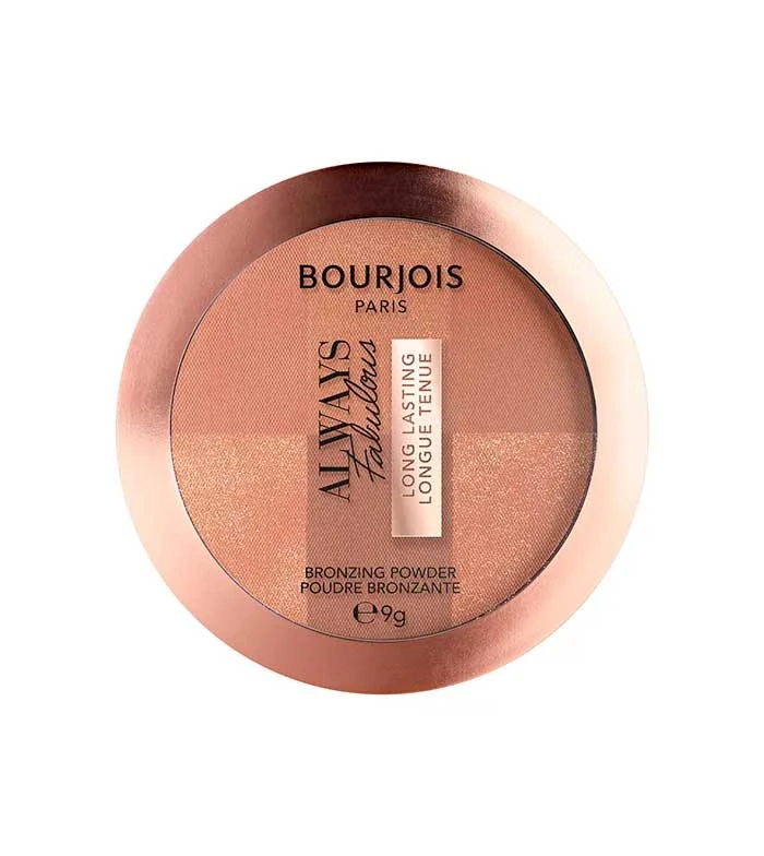 Bourjois Always Fabulous Bronzer 02 Dark Natural Tan Look 9g Makeup Radiant Complexion - Bourjois