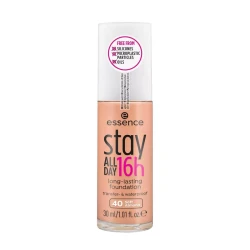 Essence Stay All Day Matte Foundation Soft Almond Waterproof Makeup for All Skin Types 16 Hour Wear