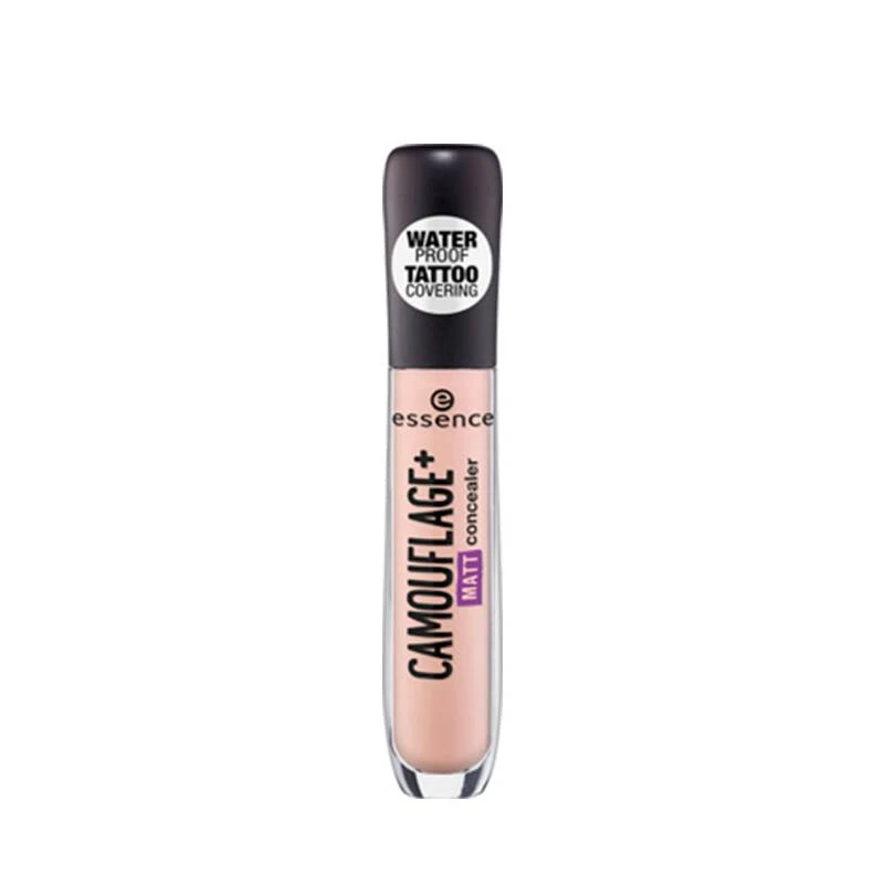 ESSENCE Camouflage Matt Concealer No 10 Light Rose 5ml Waterproof Makeup for Flawless Coverage - Essence
