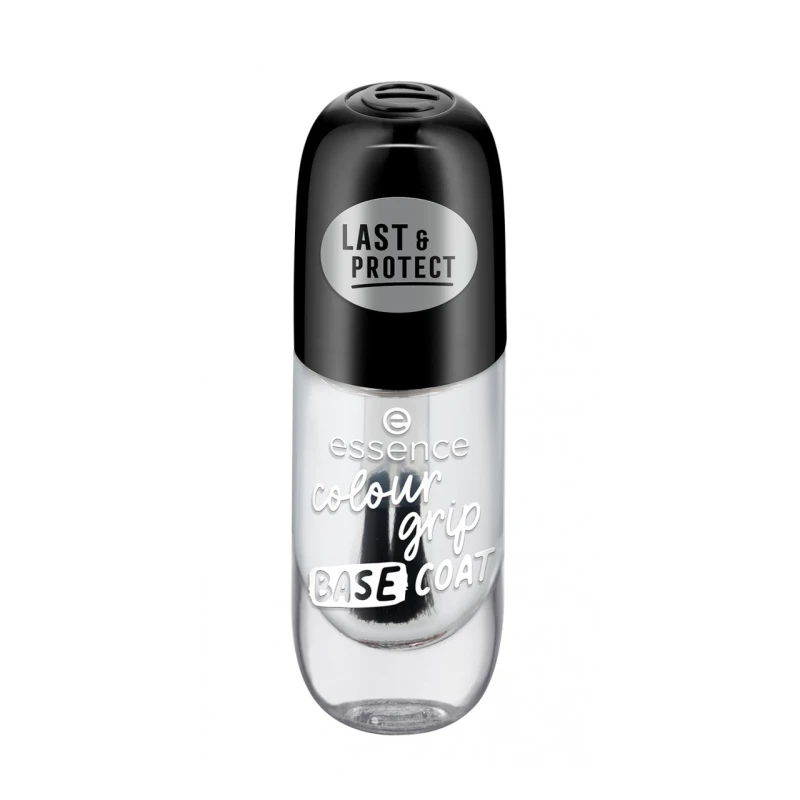 Essence Colour Grip Base Coat Nail Polish Protection 8ml Long Lasting Manicure Essential - Essence