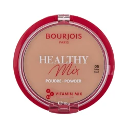 Bourjois Healthy Mix Anti Fatigue Face Powder 05 Radiant Finish Compact with Mirror for All Skin Types