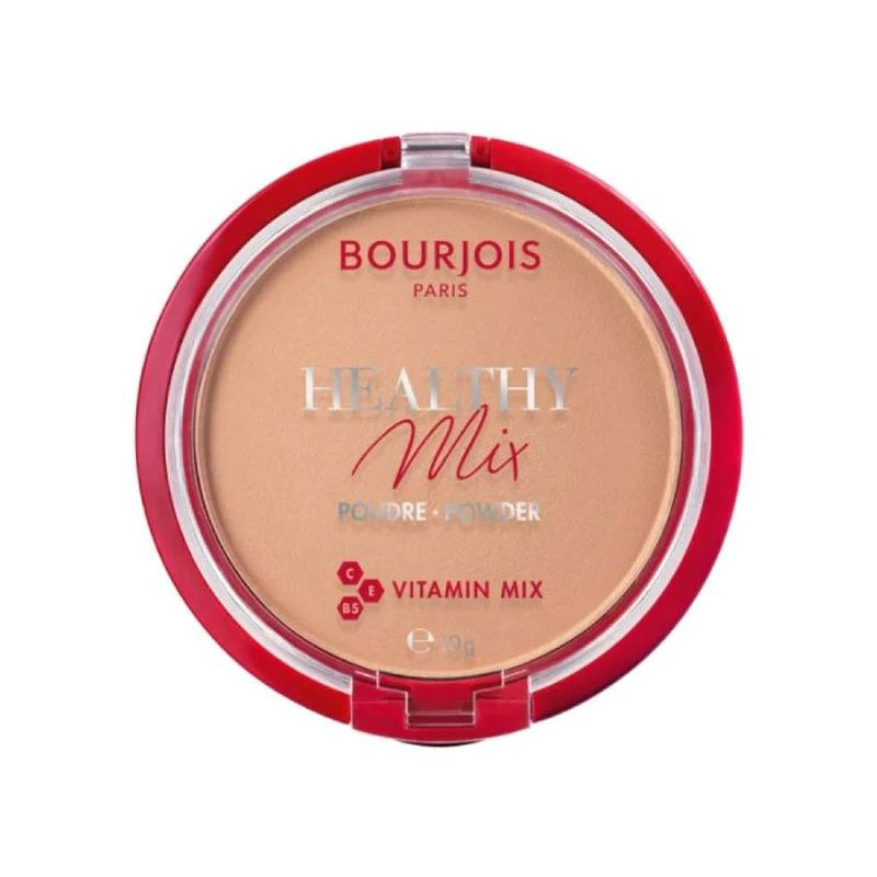Bourjois Healthy Mix Anti Fatigue Face Powder 06 Miel Matte Finish for All Skin Types 10g Compact - Bourjois