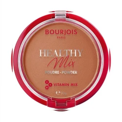 Bourjois Healthy Mix Anti Fatigue Powder 07 Golden Caramel Radiant Finish Face Makeup for All Skin Types