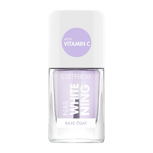 Catrice Nail Whitening Base Coat Vegan Formula Brightening Manicure 10ml for Radiant Nails