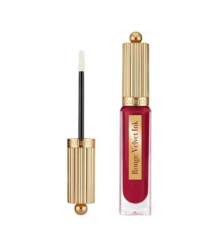 Bourjois Rouge Velvet Ink Lipstick Pralinette Long Lasting Matte Finish for Women - Bourjois