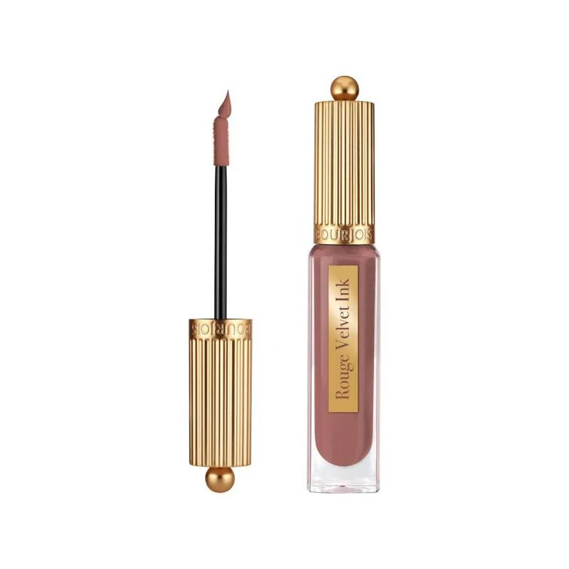 Bourjois Rouge Velvet Ink Lipstick 14 Utaupie Lightweight Matte Finish Long Lasting Liquid Lip Color - Bourjois