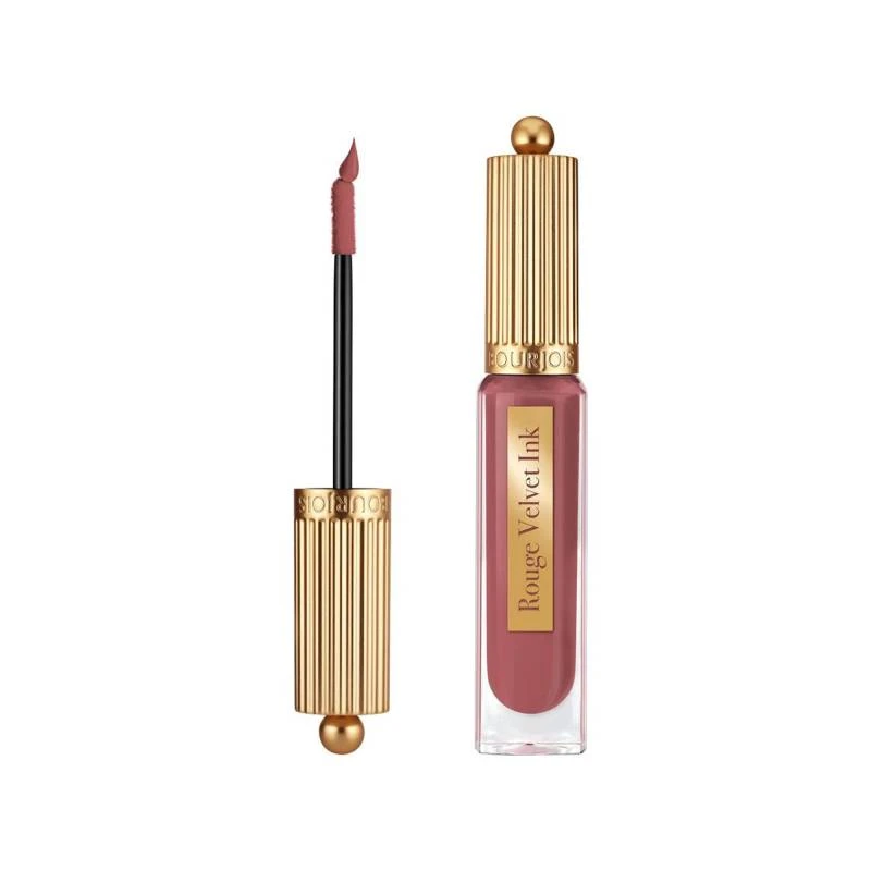Bourjois Rouge Velvet Ink Liquid Lipstick 04 Mauve Sweet Mauve Long Lasting Matte Finish 3.5ml - Bourjois
