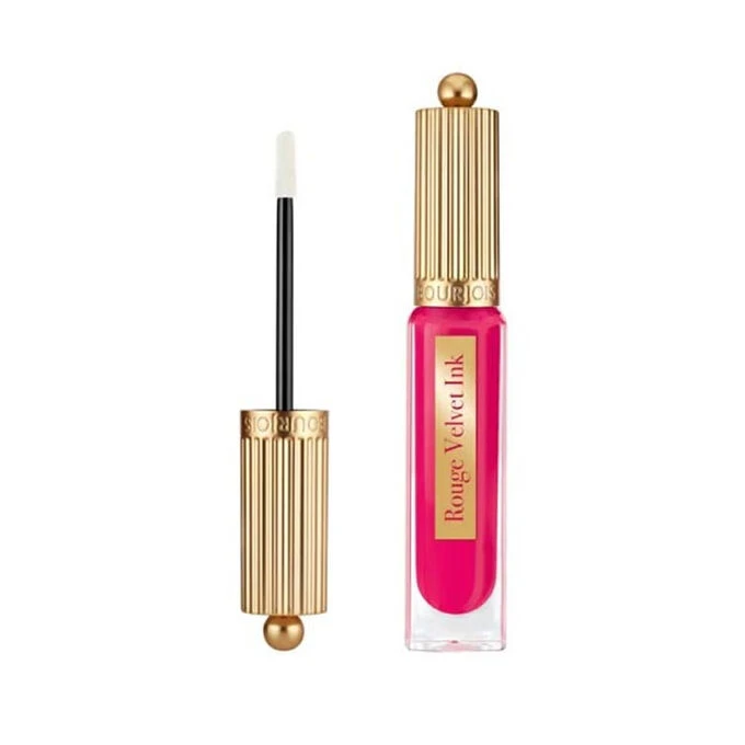 Bourjois Rouge Velvet Ink Lipstick Fuchsia Cha Cha Long Lasting Matte Finish Transferproof Lipstick - Bourjois