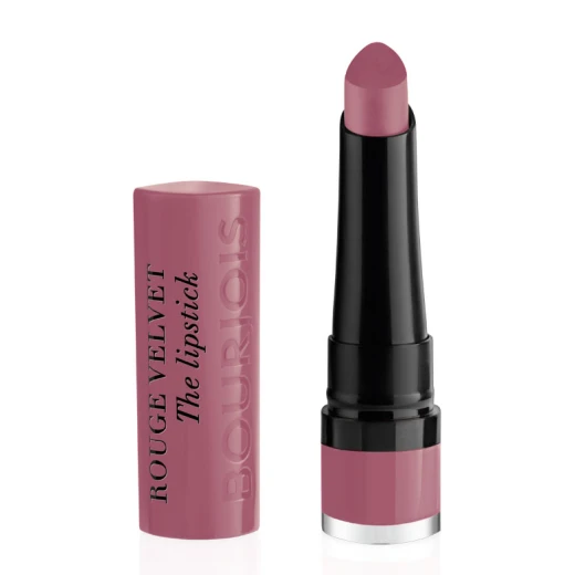 Bourjois Rouge Velvet Lipstick 19 Place Des Roses Matte Finish 2.4g Long Lasting Lip Color