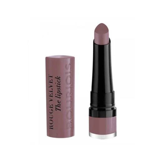 Bourjois Rouge Velvet Lipstick 17 From Paris Mauve Matte Finish Long Lasting 2.4g Makeup