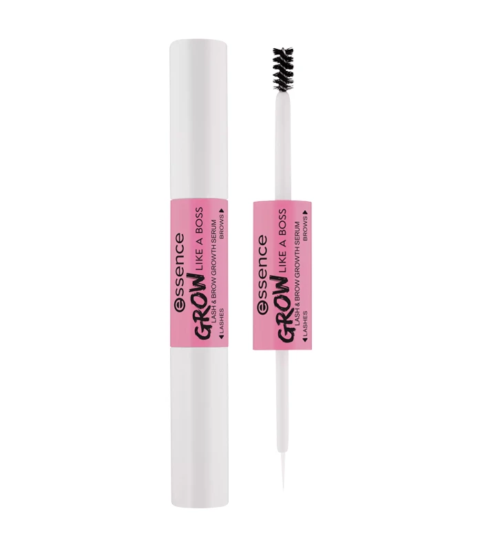 ESSENCE Grow Like a Boss Lash & Brow Growth Serum 6 ml: Enhance Fuller Lashes & Brows - Essence