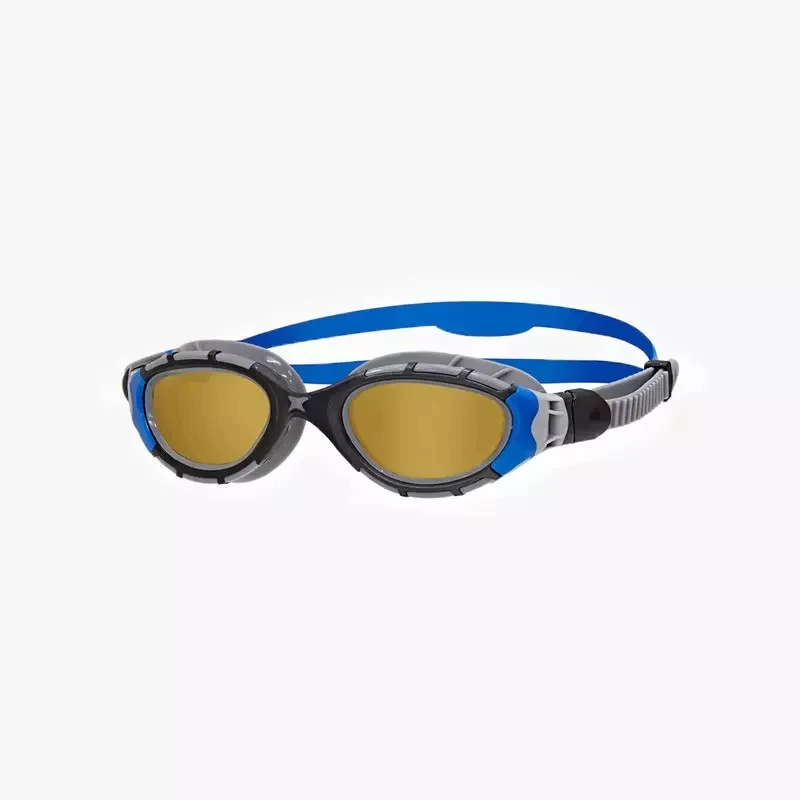 Zoggs Predator Titanium Swimming Goggles, Blue - Zoggs