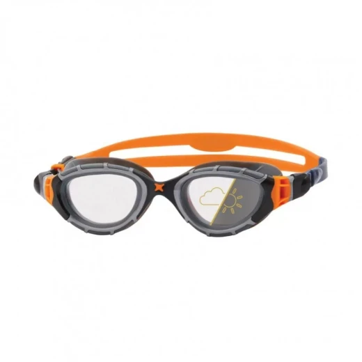 Zoggs Predator Flex Reactor Swimming Goggles, Orange