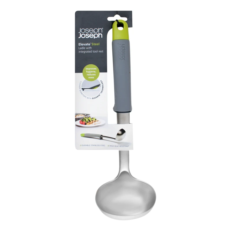 Joseph Joseph Elevate Ladle Steel, Grey / Green - Joseph Joseph