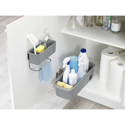 Joseph Joseph DoorStore In-cupboard Sink Tidy - Grey - Joseph Joseph - Image 2