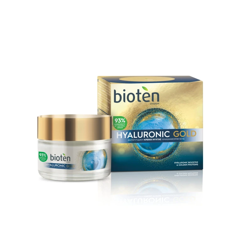 Bioten Night Cream Hyaluron Gold, 50ml - Bioten