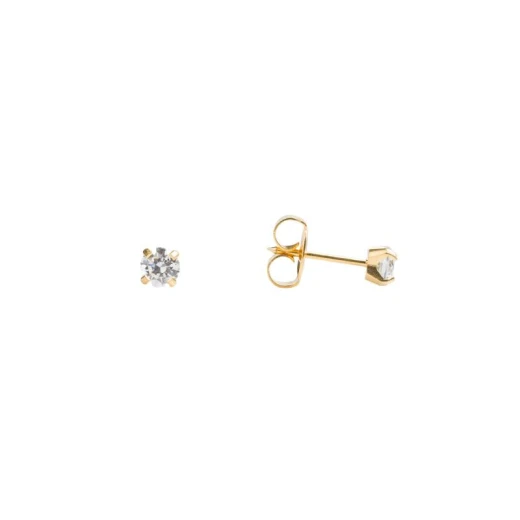 Studex Sensitive Cubic Zirconia Stud Earrings, 4 Mm