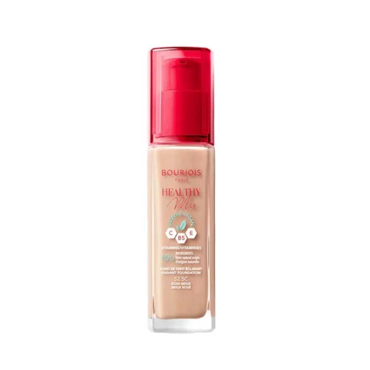Bourjois Healthy Mix Clean & Vegan Foundation Rose Beige 52.5 Hydrating Makeup for Flawless Complexion Bourjois Healthy Mix Clean & Vegan Foundation Rose Beige 52.5 Hydrating Makeup for Flawless Complexion