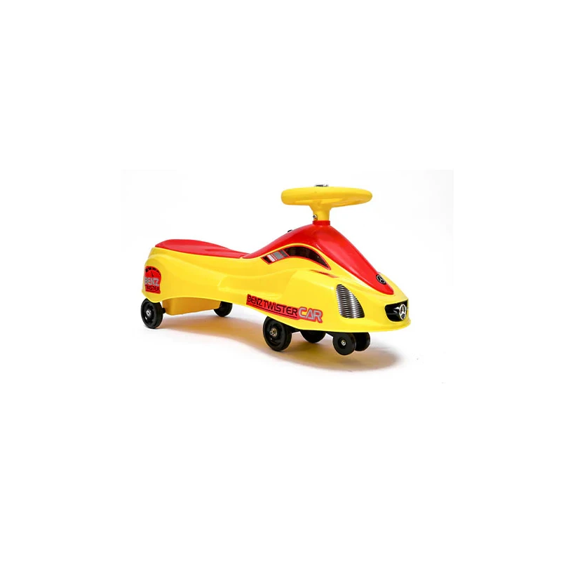 Home Toys Ride On Car, Yellow Color, 23*28*76 cm - Home Toys