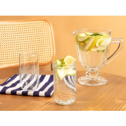 Madame Coco Musette White Rugs Beverage Glass Set