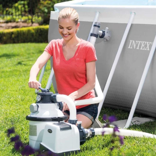 Intex Krystal Clear Sand Filter Pump 6000 l/h - Intex - Image 2