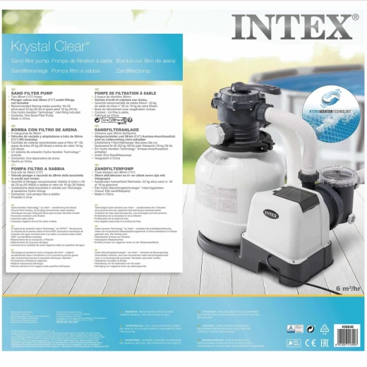 Intex Krystal Clear Sand Filter Pump 6000 l/h - Intex - Image 3